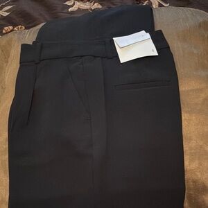 LOFT Black Trousers Structured Formal Wear